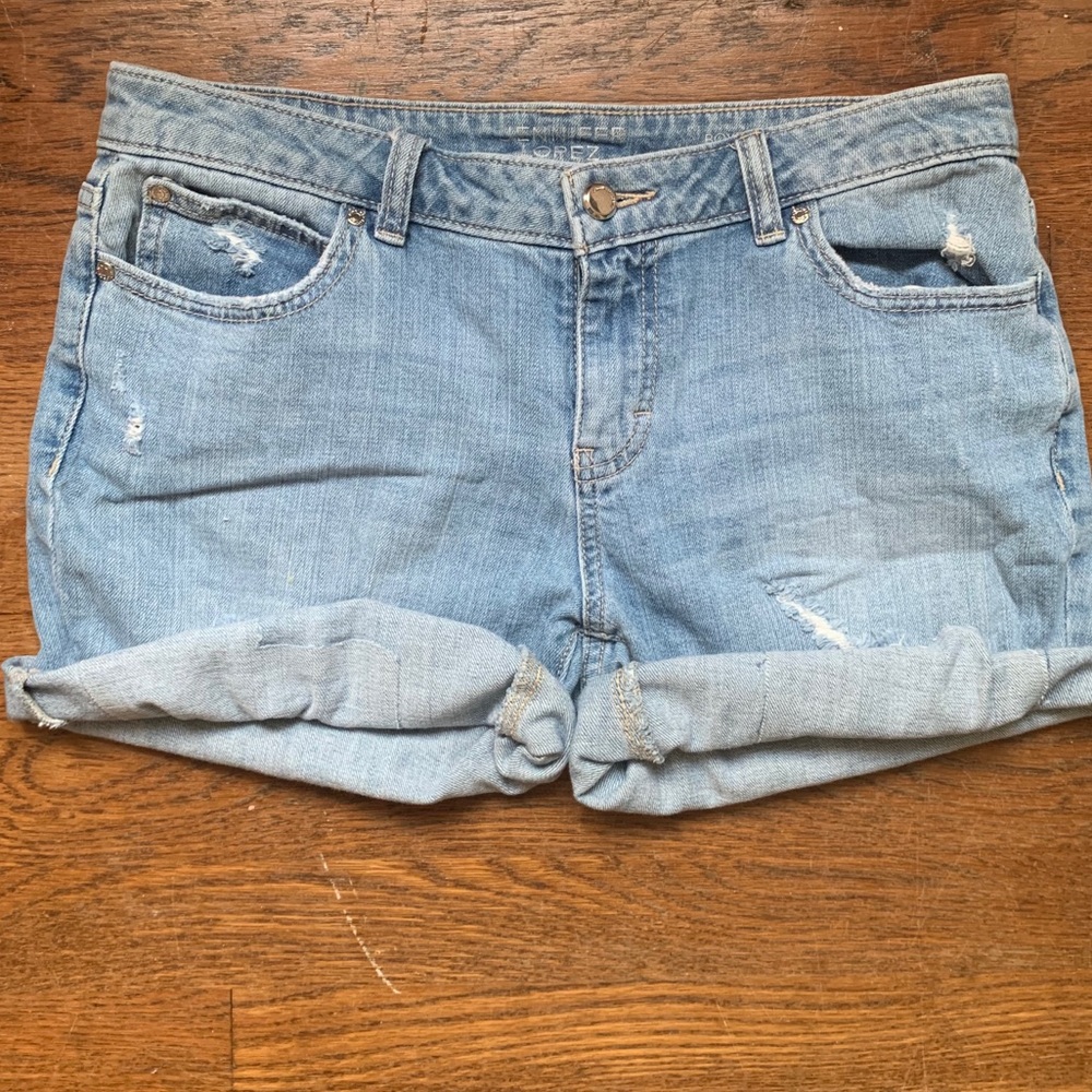 Adorable Distressed Jean Shorts